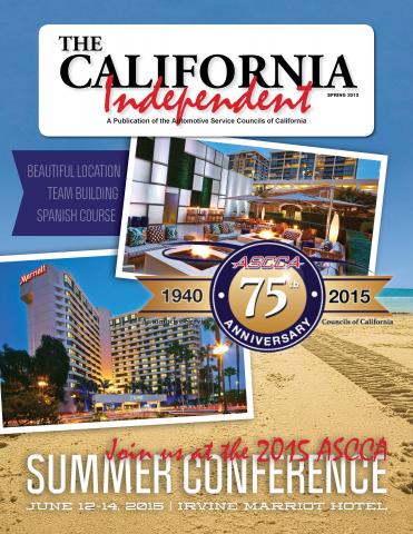 ASCCA California Independent - Spring 2015 Issue Available Now!