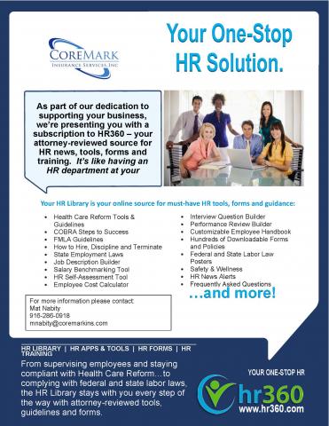 New Member Benefit - HR 360