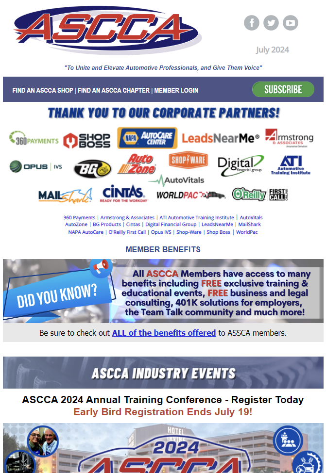 ASCCA July 2024 Newsletter