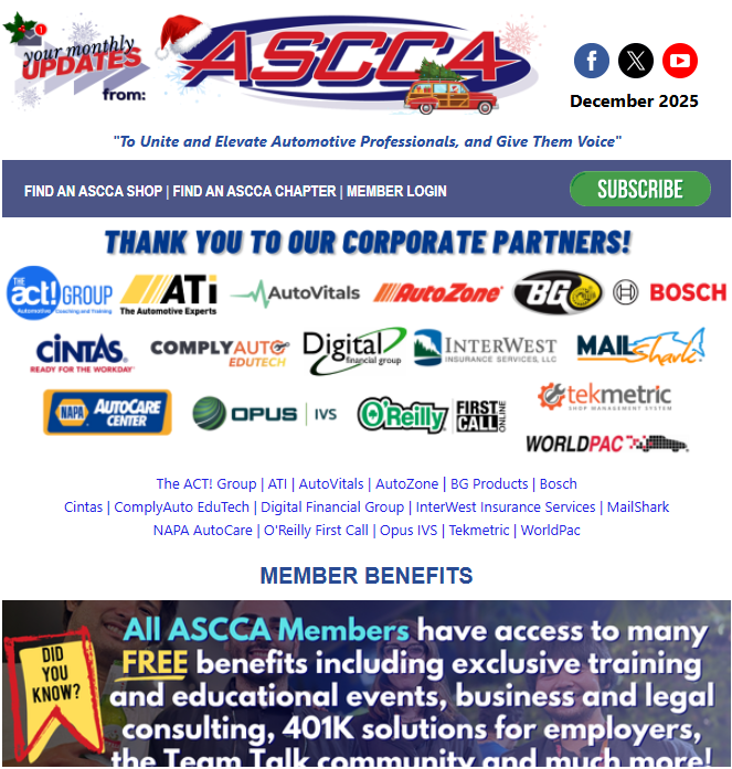 December 2025 Newsletter