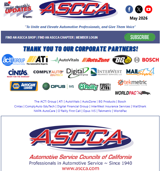 May 2026 Newsletter