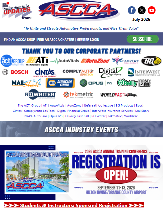 July 2026 Newsletter